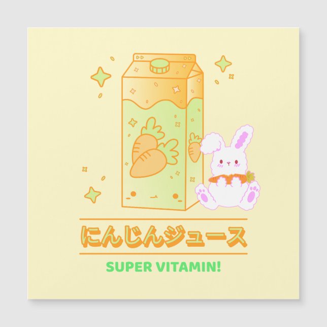 COZY BUNNY WITH CARROT JUICE (Front)