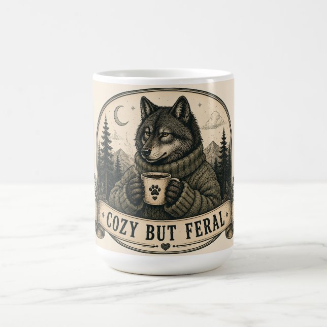 COZY BUT FERAL MAGIC MUG (Center)
