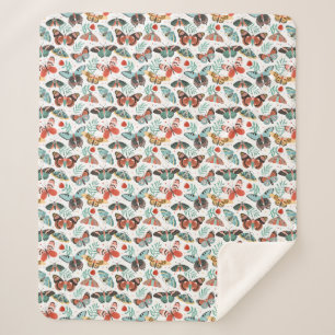 Cozy Butterfly Sherpa Blanket