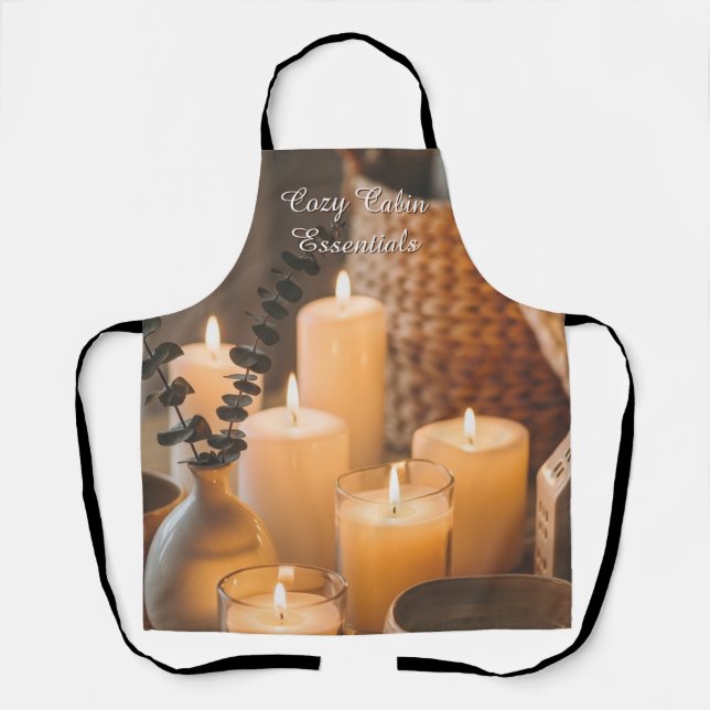 Cozy Cabin Essentials | Rustic Kitchen Apron (Front)