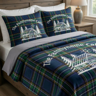 Cozy Cabin Personalized Throw Blanket