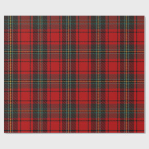 Cozy Cabin Red & Black Plaid Wrappi Wrapping Paper
