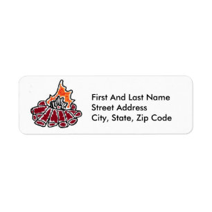 Cozy Campfire Outdoor Camping Cartoon
