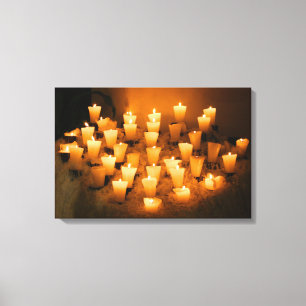 COZY CANDLES 16x24 Canvas Print