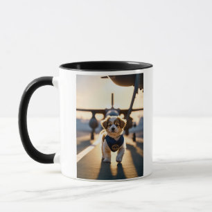 "Cozy Canine Companion: Personalized Dog Image Mug