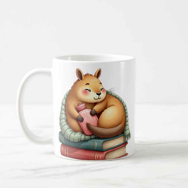 Cozy Capy Coffee Mug (Left)