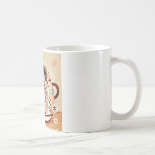 Cozy Cartoon Tea Set for Tea Lovers - Modern & Tre Coffee Mug