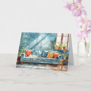 COZY CAT HOME Happy CLOSING Day Real Estate Card