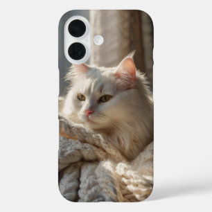Cozy Cat Nap iPhone 16 Case