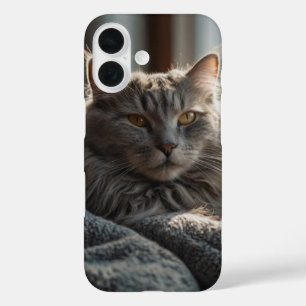 Cozy Cat Nap iPhone 16 Case
