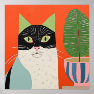 Cozy Cat Poster