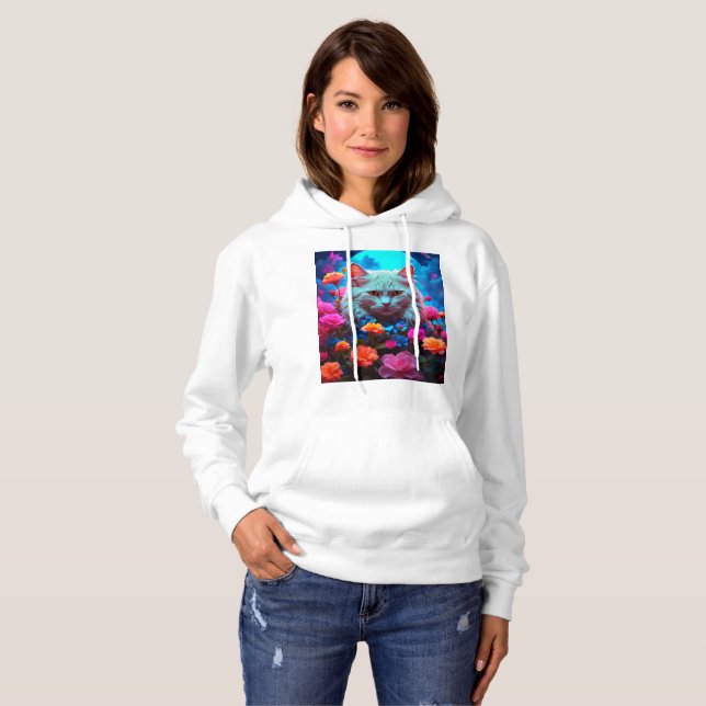 Cozy cat Style with Hoodie (Front Full)