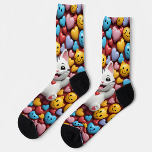 Cozy Catwalk Socks