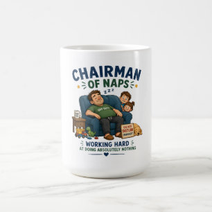 Cozy Chairman‑of‑Naps Humour Design Coffee Mug