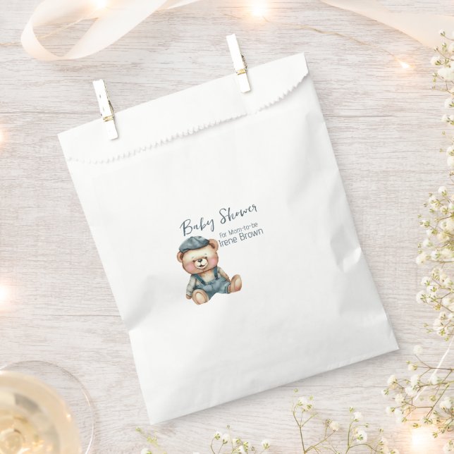 Cozy Charming Baby Shower Favour Bag (Clipped)