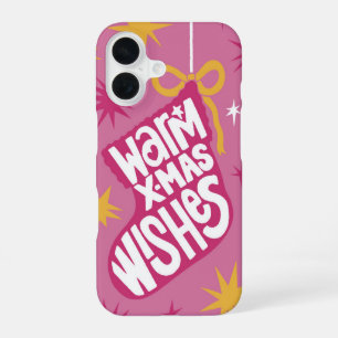 Cozy Cheer Warm X-Mas Wishe iPhone 16 Case