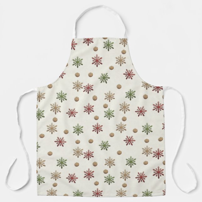 Cozy Christmas A All-Over Print Apron (Front)