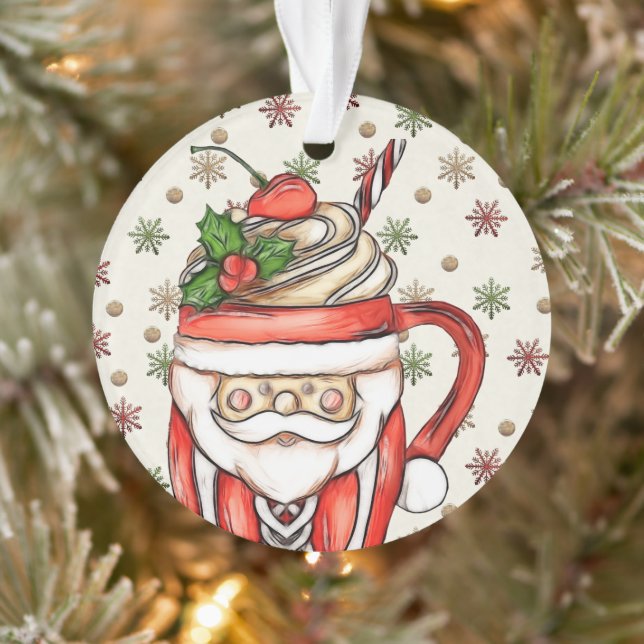 Cozy Christmas Acrylic Ornament (Tree)