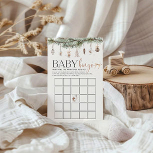 Cozy Christmas Baby Shower Game BINGO