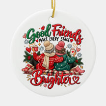 Cozy Christmas Best Friends Winter Design