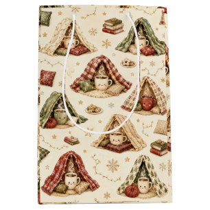 Cozy Christmas Blanket Fort Mug Gift Bag