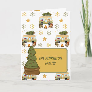 Cozy Christmas Camper Card