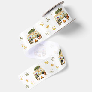 Cozy Christmas Camper Satin Ribbon