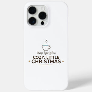 Cozy Christmas Coffee Cup Minimalist iPhone 15 Pro Max Case