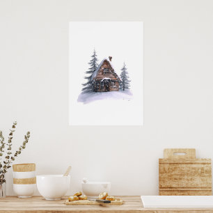 Cozy Christmas Collection Minimal Holiday Print