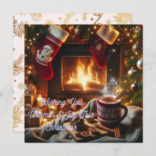Cozy Christmas Delight Personalized Holiday Card