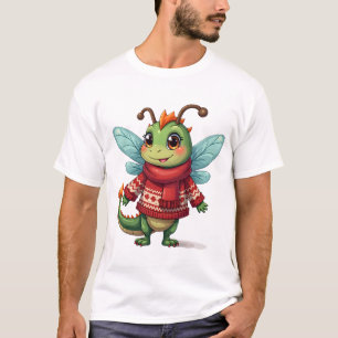 Cozy Christmas Dragonfly T-Shirt