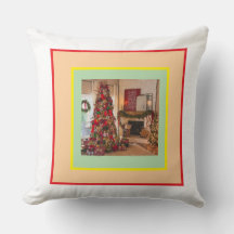 Cozy Christmas Eve Pillow