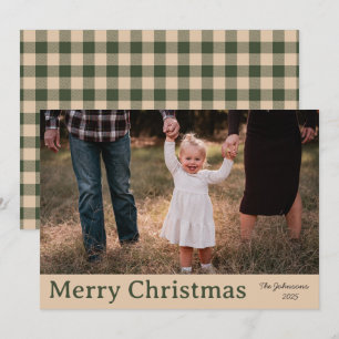 Cozy Christmas Farmhouse Family Christmas Card