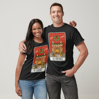 Cozy Christmas Fireplace Home and Comfort  T-Shirt