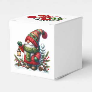 Cozy Christmas Gnome Art – Festive Holiday Favor Box