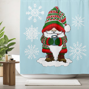 Cozy Christmas Gnome Red Green Winter Cute