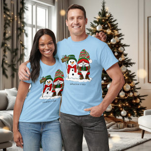 Cozy Christmas Gnome Snowman Winter Holiday Cute T-Shirt