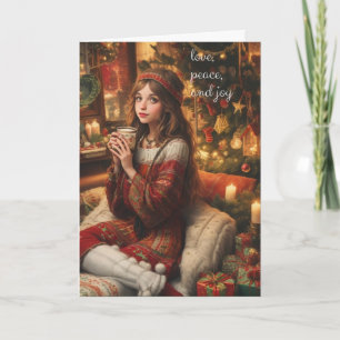 Cozy Christmas Holiday Card