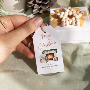 Cozy Christmas Holiday  Gift Tags