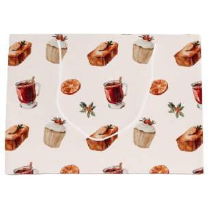 Cozy Christmas Holiday Large Gift Bag