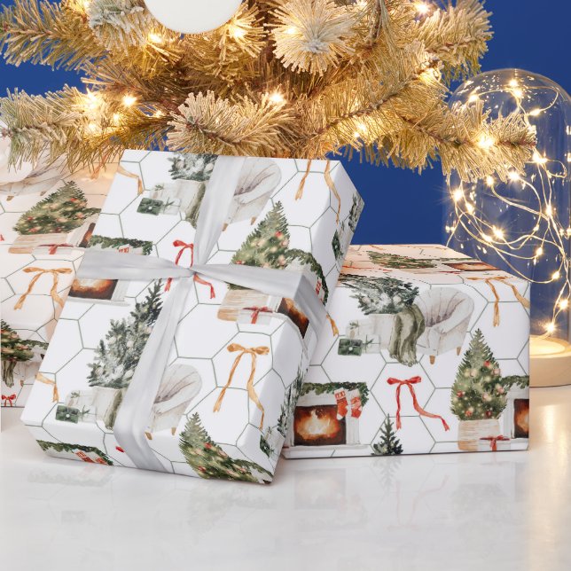 Cozy Christmas Holiday Wrapping Paper (Holidays)