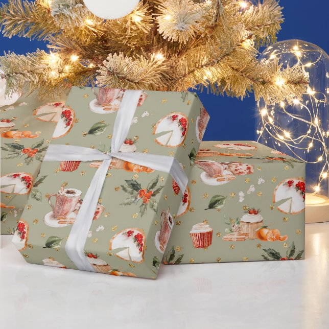Cozy Christmas Holiday Wrapping Paper (Holidays)