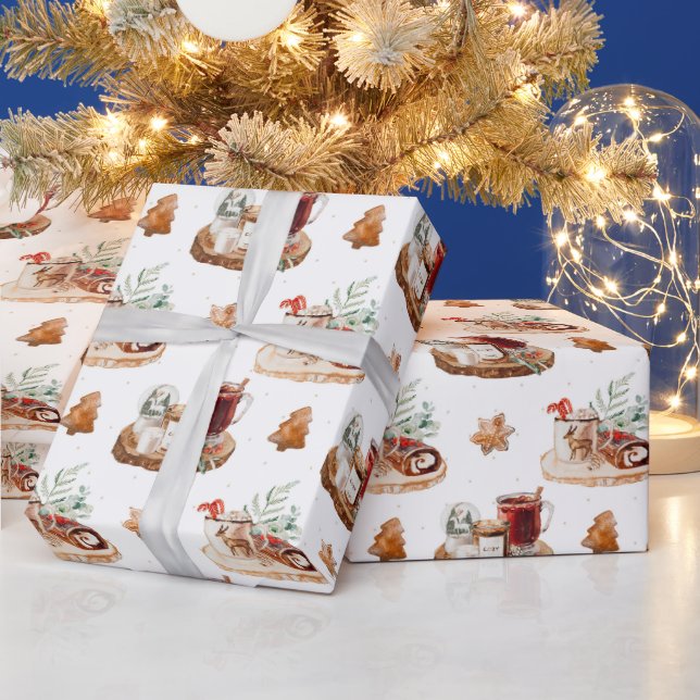 Cozy Christmas Holiday Wrapping Paper (Holidays)