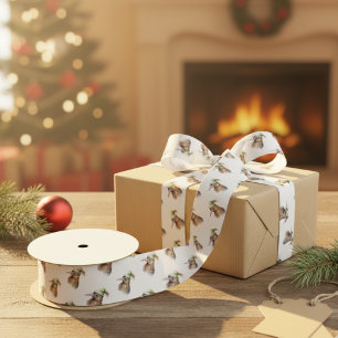 Cozy Christmas Kiwi Satin Ribbon