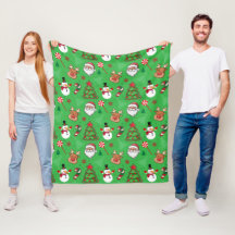 Cozy Christmas Magic– Santa, Reindeer & Snowflakes
