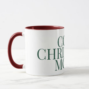 Cozy Christmas Mood, Aesthetic Coffee Mug