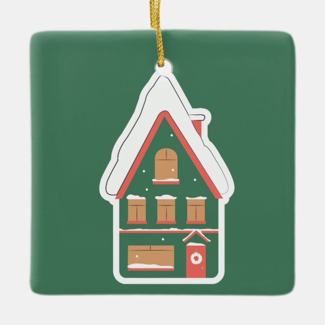 Cozy Christmas Ornament (Front)