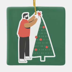 Cozy Christmas Ornament