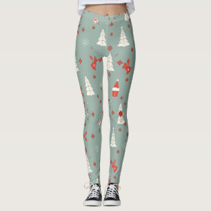 Cozy Christmas Pattern Leggings