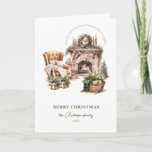 Cozy Christmas photo holiday